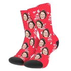 Design Sense Custom Sport Socks Christmas Printed Cotton Sock