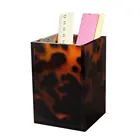 Tortoise Container Cup Brushes Pot Desk Organizer Twilight Pen Pencil Holder
