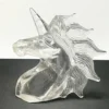 Hot Sale Natural Clear White Quartz Crystal Unicorn Carvings white crystal Unicorn for decoration
