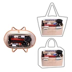 Purse Organizer Insert Tote Felt Bag Organizer Zipper Lady Handbag