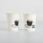 Cup Manufacturers Direct Environmental Protection Disposable Color Paper Cup Hot and Cold Beverage Paper Cup