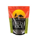 Ziplock custom window matte printing bolsa dry food stand up cereal packaging pouch