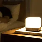 LED table desk bedside night light lamp sensor ceramic kids have timer function suitable for children home decor