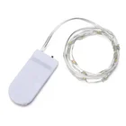 Mini Starry Lighting Waterproof CR2032 Battery Operated Silver Copper Wire Micro Led Decorative Fairy String Lights
