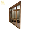 Heat insulation main entrance uganda window and door design floor to ceiling aluminum wooden windows and doors for dubai