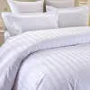 China Supplies 100% Cotton Fitted King 5 Star White Quilt Bedding Set Bed Sheet Hotel
