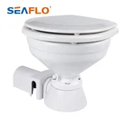 SEAFLO International Size 12v 24v dc Electric Marine Toilet for Boat