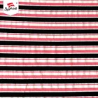 Hygroscopicity good jersey knit cotton stripe polyester spandex fabric