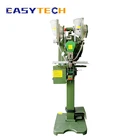 riveting for plastic button mould semi-automatic top snap fastening machine