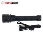 395-400nm UV LED Flashlight with Magnetic Switch 18650 Li-ion Battery and IP68 for Diving 100m Big Torch Flash Light