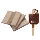 Sticks Icecream Stick Icecream Wood Stick Custom Printed Logo Birch Wooden Popsicle Sticks Icecream Stick