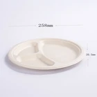 Eco-Friendly 100% biodegradable disposable sugarcane bagasse tableware dinnerware plates