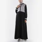 New Design Fashionable Gereja Paduan Suara Dubai Abaya Dress With Bisht Arab Jubah