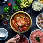 Gas Cooker OEM Induction Cooker Gas Hot Pot Brass Traditional Hot Pot Chinese Hot Pot Cookware