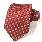 Stylish red grooms man tie, custom business casual formal wedding tie, wholesale tie factory