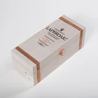 Custom High Quality rustic new design wooden wine boxes with hinged lids