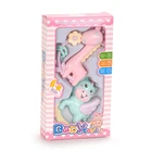 Hand Bell Hand Hold Jingle Shaking Bell Game Baby Series Animal Giraffe Pegasus RattlesToys Or Newborn Baby 3-12 Months