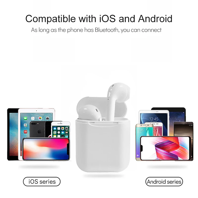 I11 TWS Wireless Stereo Earbuds Bluetooth 5.0 Headset Auto Pairing Sports Earphone for Iphone Android Huawei Not I9s I10 I13 I60 - ANKUX.COM