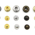 Nickel Free Metal Snap Button Manufacture Newest Design Fashion Clothes Dress Round Metal Snap Button