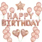 Happy Birthday Balloons, Aluminum Foil Balloons for Birthday Party Decorations and Supplies Letter Balloon Set