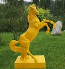 New design custom life size resin fiberglass animal horse statue