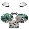 Bicycle Rear View Mirror Bike Cycling Wide Range Back Sight Reflector Angle Adjustable Left Right Handlebar Mirrors