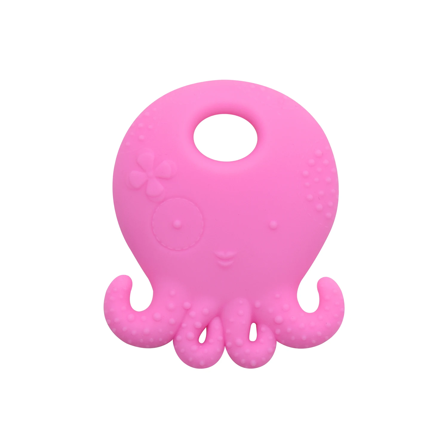 BHD Cutie Octopus Anchor Design Freezable Super Soft Baby Soothing Teething Toys BPA Free Silicone Teether details