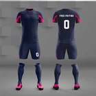 Royalblue soccer shorts best quality new soccer uniforms professional football jersey shirt black soccer jerseys custom
