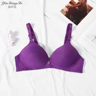 Factory price bra solid color no wire women bra underwear