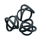 Wrap Belt Natural Rubber Classical Wrapped V Belts Black Color Optibelt Offer Triangle Poly Narrow V Belt Pj