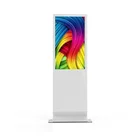 43 inch IR touch screen floor standing lcd digital signage media player indoor advertising display
