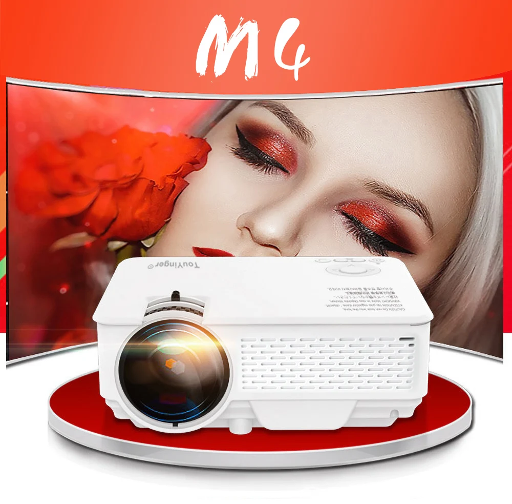 Official TouYinger M4 Plus 720P LED Mini Video Projector