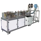High speed semi automatic no earloop blank face mask making machine