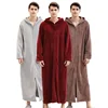 /product-detail/men-s-plus-homewear-winter-flannel-pajamas-velvet-zipper-bathrobe-62363119924.html
