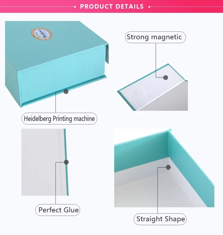 custom book shaped decorative magnetic gift boxes