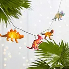 String Home Party Decoration Bright Coloured Dinosaur String Lights
