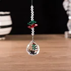 Wedding Home Decor Suncatcher Window Hanging Chandelier Colorful Chandelier Crystal Prisms Rainbow Beads Chakra Pendant