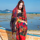 Fashion Print Cheap Good Quality Shawl Private Label Tassel Scarf