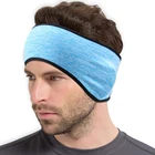 Custom Print Logo Sublimation Sweatband Mens Ski Spa Sports Headband With Cap