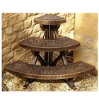 Planter Plant Pot Plant Pot Stand Ornamental 3 Tier Corner Planter Flower Plant Pot Stand