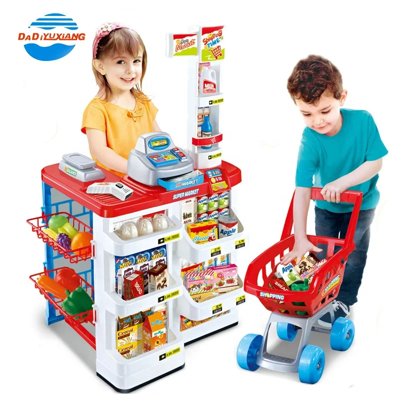 pretend play shopping cart