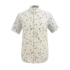 Allover Printing Yarn dyed Custom Casual Hawaiian 100% Cotton Mens Short Sleeve Shirts