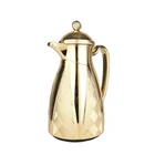 Turkish Food Noble TURKISH Style Shell Shape ABS Plastic Food Grade BPA FREE Gold Color 0.7liter Coffee Jug For Home