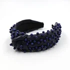 Hair Fur UNIQ Wholesale Fashion Customize Knotted Pearl Headband 2020 Bead Hair Accessories Fur Hairband