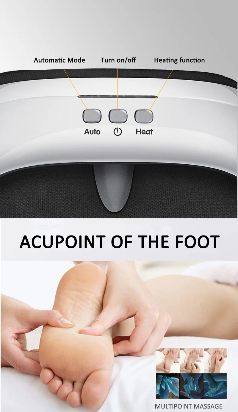 electric far infrared kneading Air foot leg warmer massager
