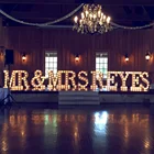 Circus marquee christmas letters letter decoration