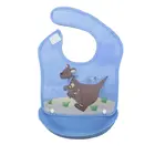 Wholesale Cute Soft Print Custom Infants Baby Silica Gel Drool Bibs