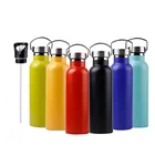 Outdoor Sport Water Bottle, milk thermos Stainless Steel Water Bottle flask With wood lid 500ml