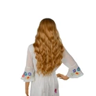 Synthetic Synthetic Wig Factory Wholesale Long Natural Wave Wigs 20 Inch Curly Wig Synthetic Cheap Wig For Women