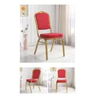 wholesale gold metal royal hotel dining banquet wedding stacking chairs for event